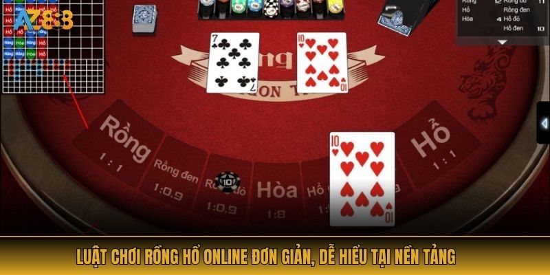 Luật chơi rồng hổ online đơn giản, dễ hiểu tại nền tảng