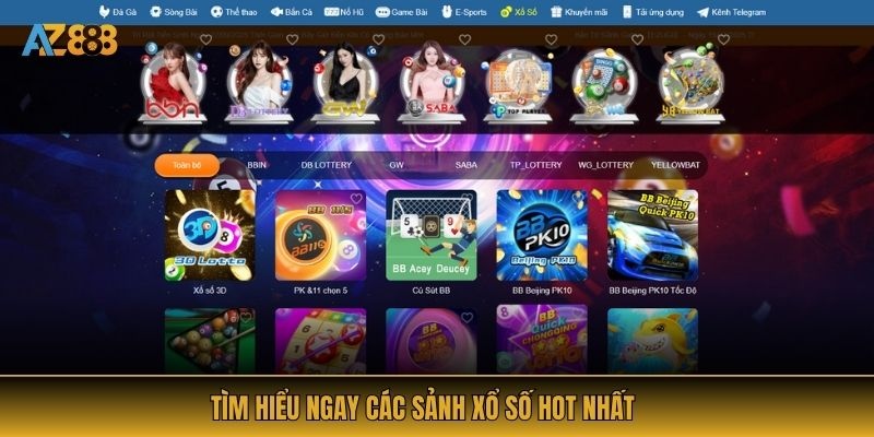 Tìm hiểu ngay các sảnh xổ số hot nhất