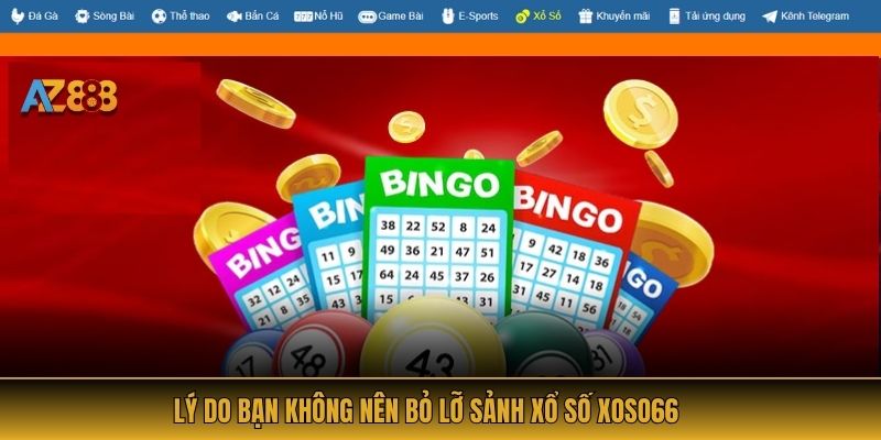 Lý do bạn không nên bỏ lỡ sảnh xổ số Xoso66